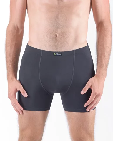 Pánské boxerky s delší nohavičkou GINO 74159P tm. šedá XXL/3XL