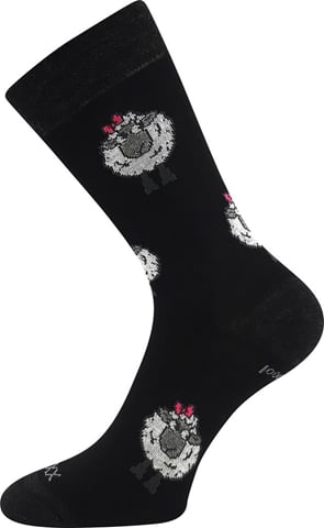 Dámské ponožky VoXX VLŇENKA černá 39-42 (26-28)