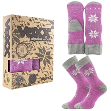 Dárková krabička ponožek a palčáků VoXX ALTA SET růžová