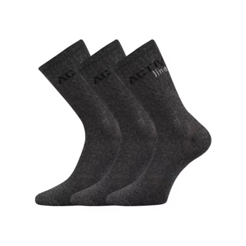 Ponožky SPOTLITE 3 pack tmavě šedá