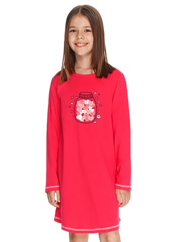 Dívčí noční košile Livia 2794/21 TARO malina (Raspberry) 116