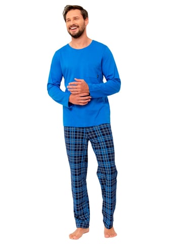 Pánské pyžamo Orest HOTBERG modrá M