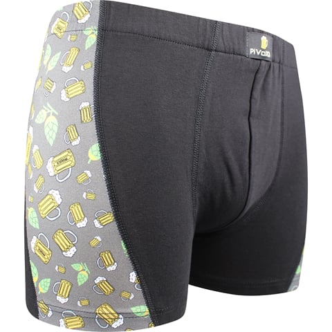 Boxerky KAMIL image PIVO PIVO MALÉ šedá