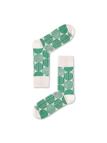 Ponožky LØVE+FUN SOCKS - ROUNDY SERIES GREEN