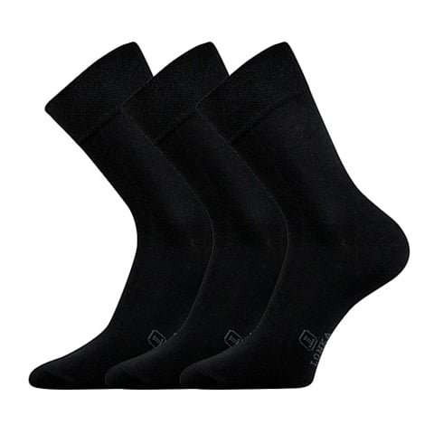 Ponožky společenské Lonka DASILVER černá 47-50 (32-34)