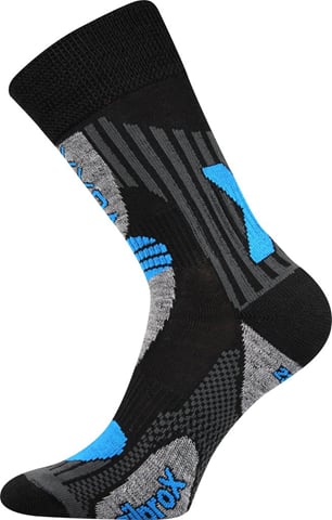Teplé ponožky VoXX VISION černá-modrá 35-38 (23-25)