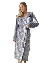 Dámský župan Amira long grey L&L
