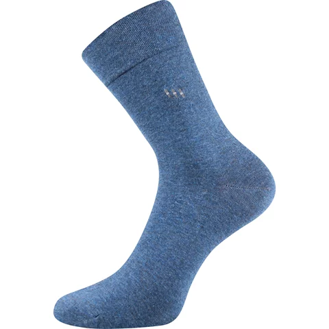 Společenské ponožky DIPOOL jeans melé