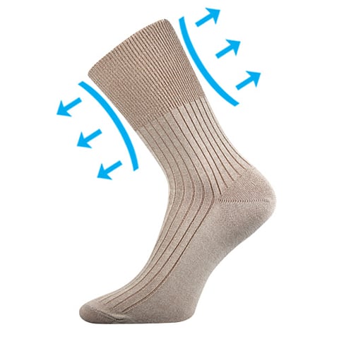 Zdravotní ponožky béžová 41-42 (27-28)