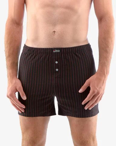 Pánské volné trenky GINO 75186P černá martini M/L