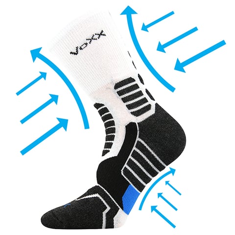 Kompresní ponožky VoXX RONIN bílá 35-38 (23-25)
