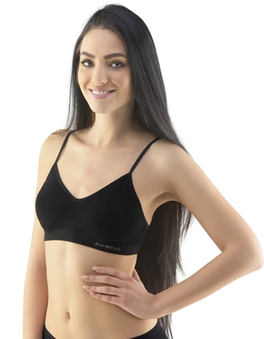 Dámský top s úzkými ramínky GINA 07015P černá L/XL Dámský top s úzkými ramínky GINA 07015P černá L/XL