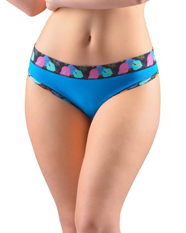 Dámské bokové kalhotky se širokým bokem GINA 16170P