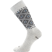 Dámské ponožky z merino a stříbrem VoXX NORDKAPP světle šedá