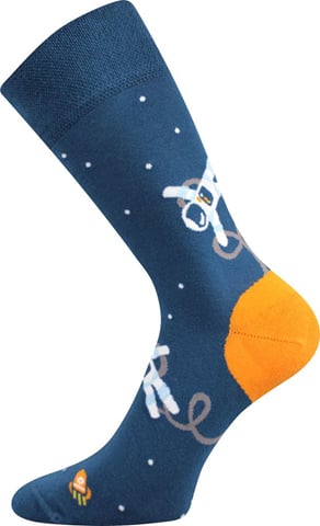 Společenské ponožky Lonka TWIDOR kosmonaut 39-42 (26-28)