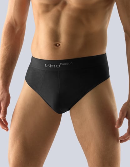 Pánské slipy se širším bokem GINO 51003P černá XL/XXL