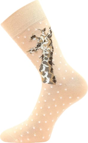 Dámské ponožky LONKA FOXANA žirafy 39-42 (26-28)