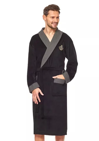 Pánský župan 9102 black L&L