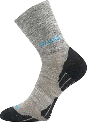 Ponožky VoXX IRIZARIK světle šedá/tyrkys 20-24 (14-16)