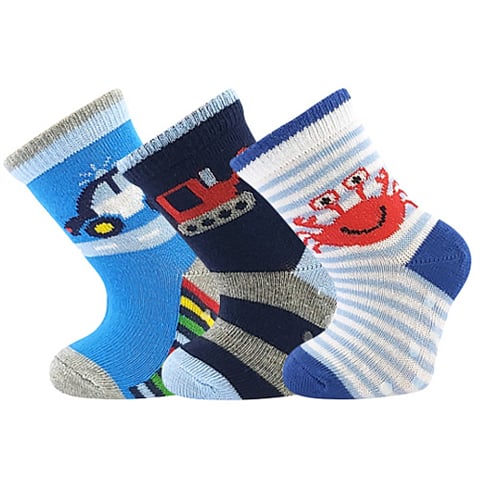 Dětské ponožky FILIÍPEK 02 ABS mix A - kluk 14-17 (9-11)