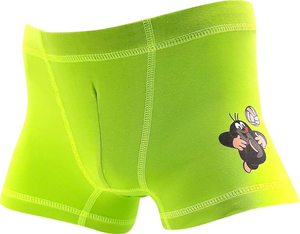 Chlapecké boxerky s Krtečkem KR 003 zelená 110-116