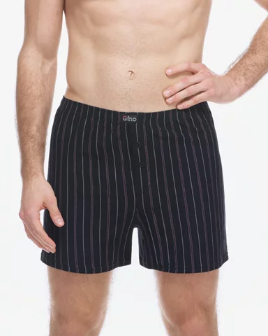 Pánské volné trenky GINO 75209P černá martini XXL/3XL