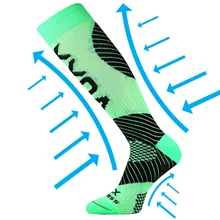 Kompresivní podkolenky VoXX PROTECT neon zelená