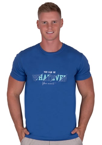 Pánské tričko 315 TDS modrá L