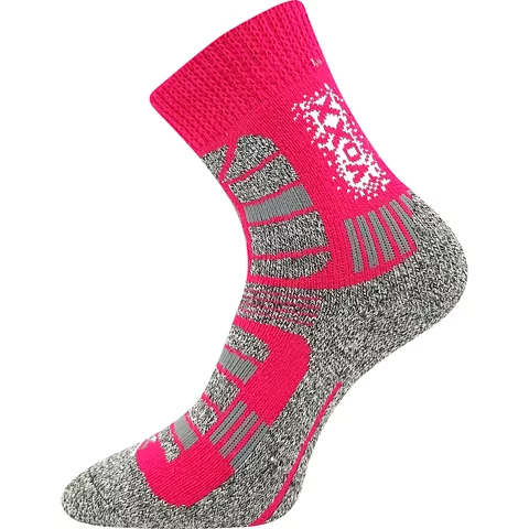 Termo ponožky VoXX TRACTION dětská magenta