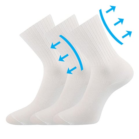 Zdravotní ponožky DIARTEN bílá 43-45 (29-30)