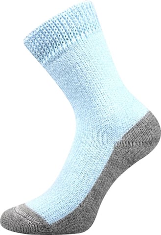 Spací ponožky světle modrá 43-46 (29-31)