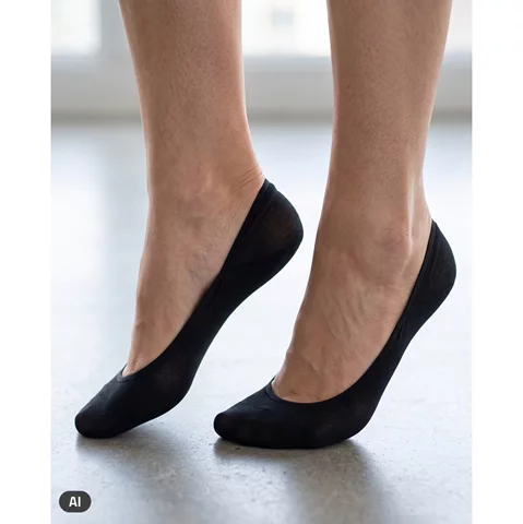 Ťapky COTTON STEP  200 DEN nero nero II 35-38 (23-25)