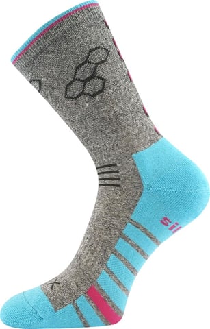 Ponožky VoXX VIRGO šedá melé 35-38 (23-25)