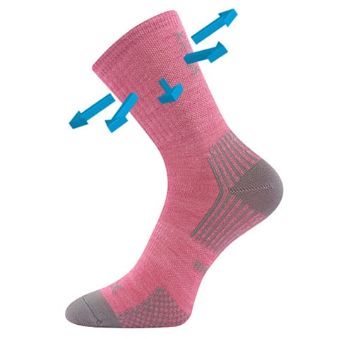 Dětské ponožky VoXX OPTIMALIK růžová 20-24 (14-16)