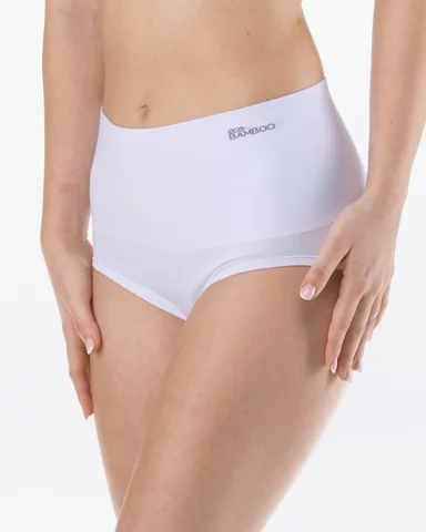 Dámské klasické kalhotky se zpevněným pasem 00052P bílá XL/XXL