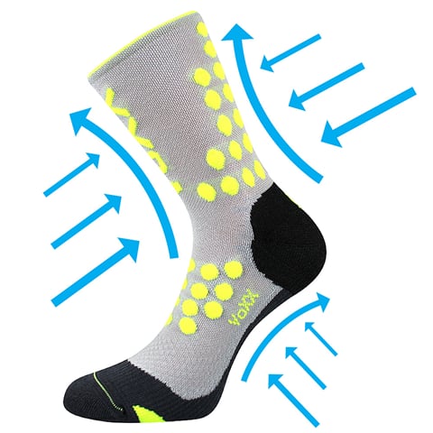 Kompresní ponožky VoXX FINISH světle šedá 39-42 (26-28)