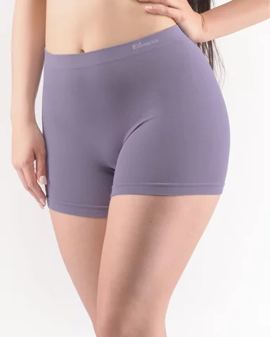 Dámské kalhotky s nohavičkou GINA 03018P kouřová bílá XL/XXL