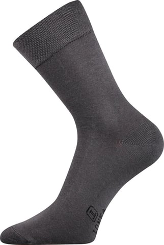 Ponožky společenské Lonka DASILVER tmavě šedá 43-46 (29-31)