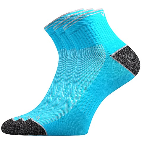 Reflexní ponožky RAY neon tyrkys 35-38 (23-25)