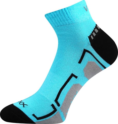 Ponožky VoXX FLASHIK neon tyrkys 35-38 (23-25)