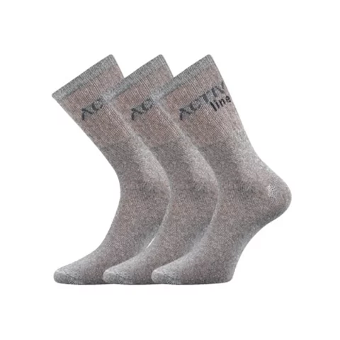 Ponožky SPOTLITE 3 pack světle šedá