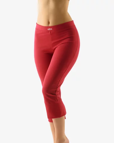 Dámské legíny 7/8 délka GINA 95004P třešňová XL