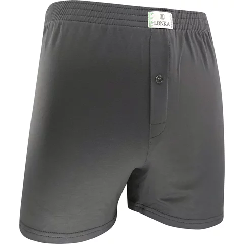 Pánské trenky Wuzzy bambus LONKA šedá