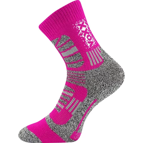 Termo ponožky VoXX TRACTION dětská fuxia