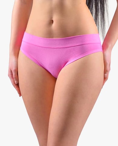 Dámské kalhotky s širokým bokem GINA 16152P pink XS/S