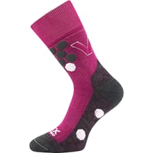 Dvouvrstvé merino ponožky VoXX TAYRON fuxia