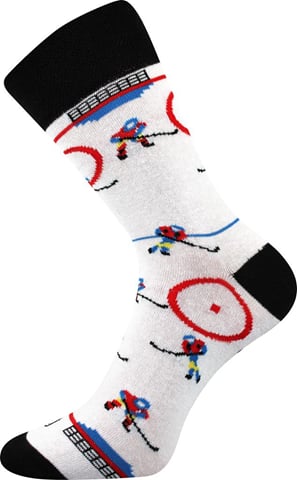 Ponožky LONKA WOODOO sólo vzor 02 / hokej 39-42 (26-28)