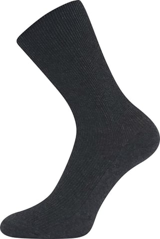 Bavlněné ponožky Lonka HALIK tmavě šedá 41-42 (27-28)