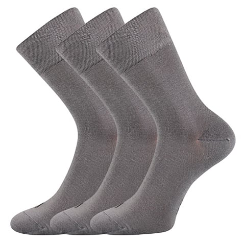 Bambusové ponožky DELI světle šedá 35-38 (23-25)