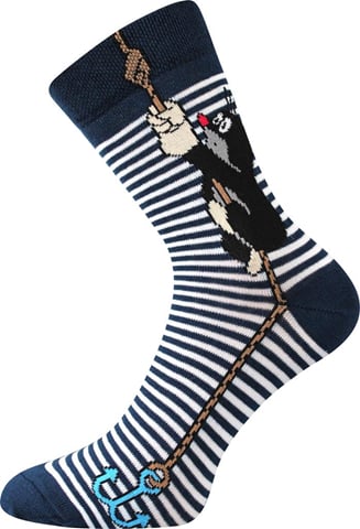 Ponožky s krtečkem KR 111 navy 43-46 (29-31) Ponožky s krtečkem KR 111 navy 43-46 (29-31)